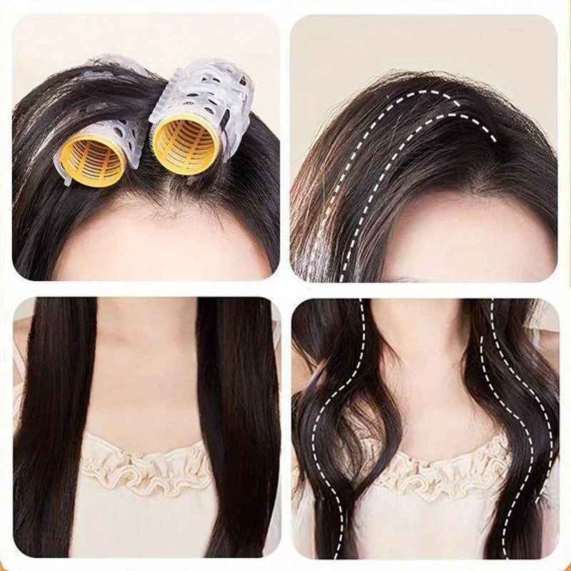Plastic Volumizing Bangs Hair Clips Lazy Fluffy Root Curling Hair Clamp No Heat Hair Styling Tool Women Hair Accessory Qme