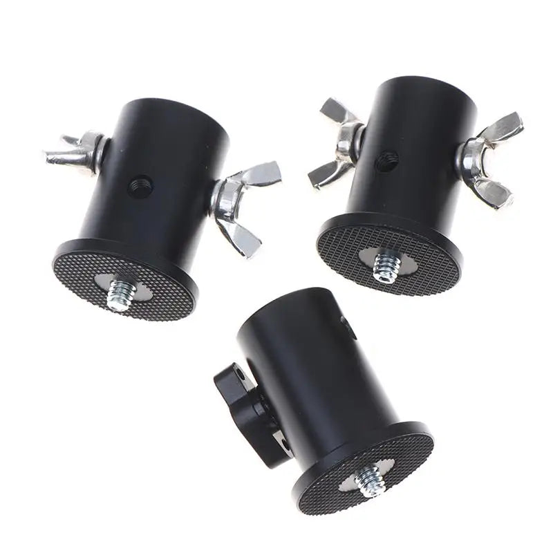Aluminum Alloy Light Stand Adapter Rust Resistant 1 4 20 Screw Knob Qme