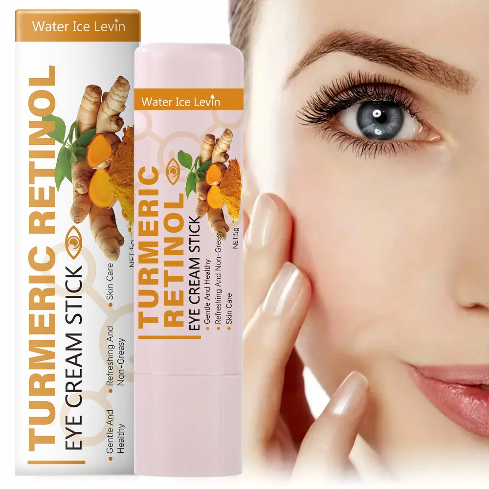 Turmeric eye cream stick nourishes the skin, improves fine lines, relieves eye bags and dark circles, and brightens the eye skin Qme Default Title