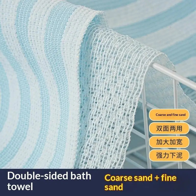 Ultra-long Exfoliating Back Towel Silver Ions Multifunctional Shower Qme