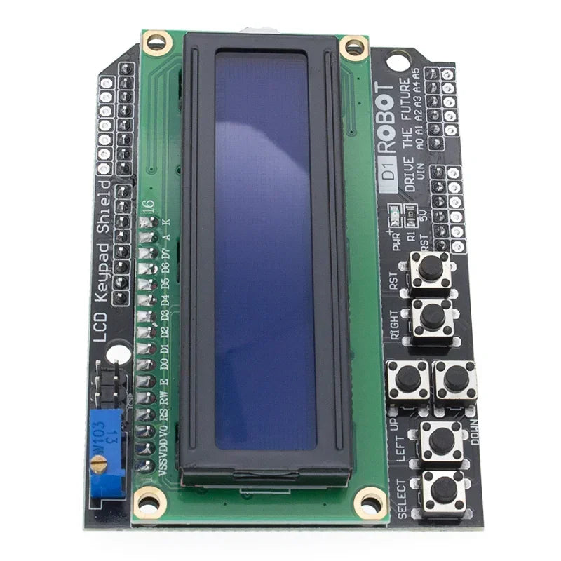 2pcs LCD Keypad Shield LCD1602 LCD 1602 Module Display blue screen For Qme