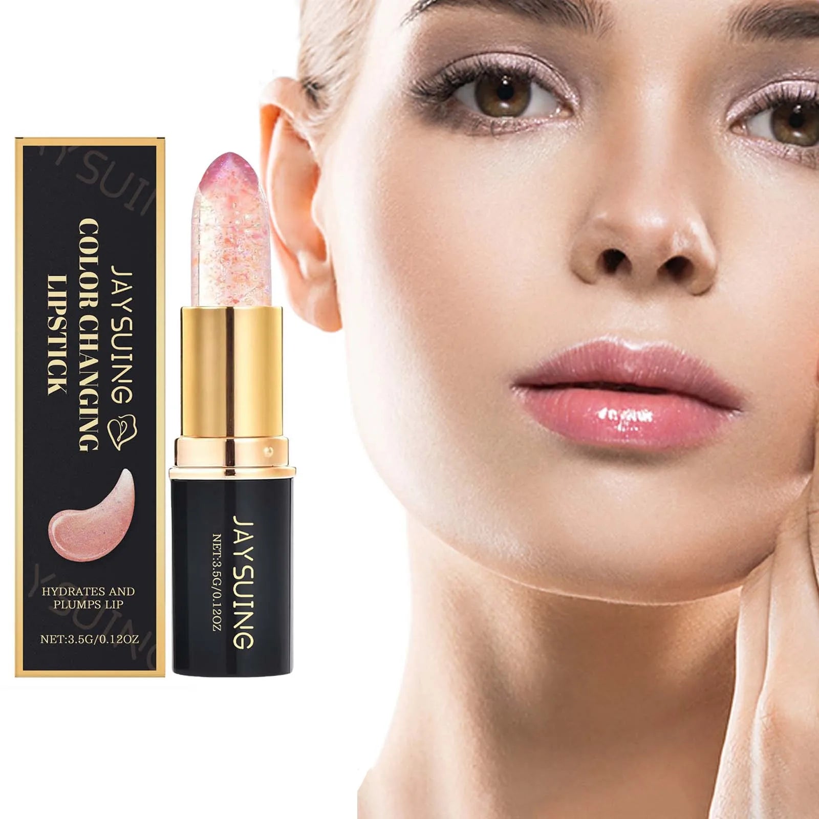 Color Changing Lip Balm Moisturizing Non-Greasy Nourishing Lipstick Hydrating Fade Lip Line Lightweight Long Lasting Non Fading Qme