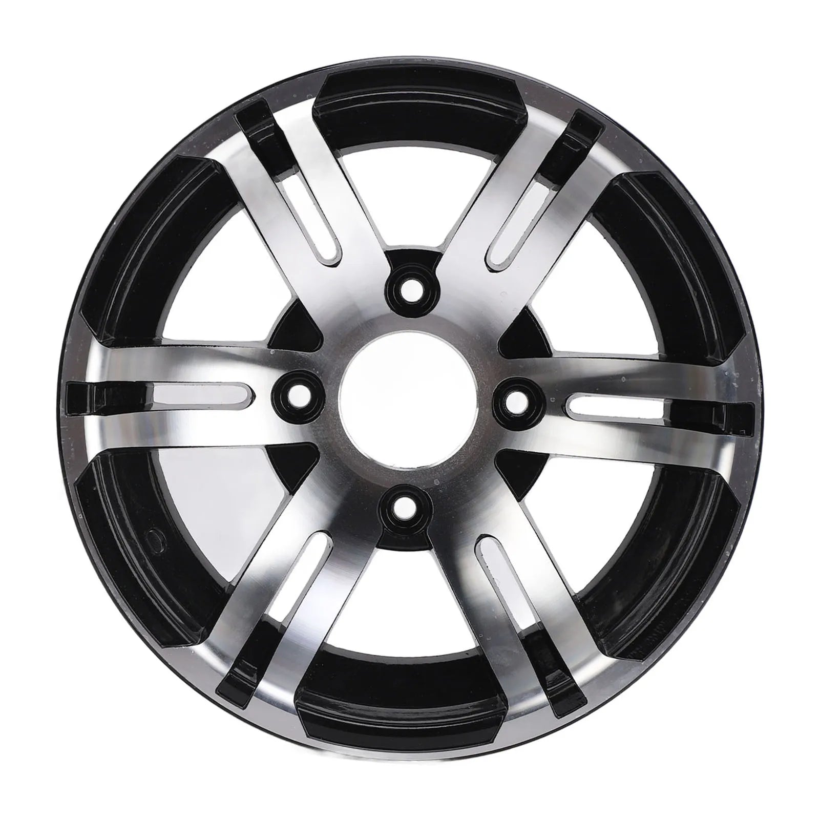 12inch ATV Wheel Rim Hub Aluminum Alloy High Strength Replacement for Quad Bike Go Kart Cart Off Road Vehicle 12inch Wheel Rim Qme rear
