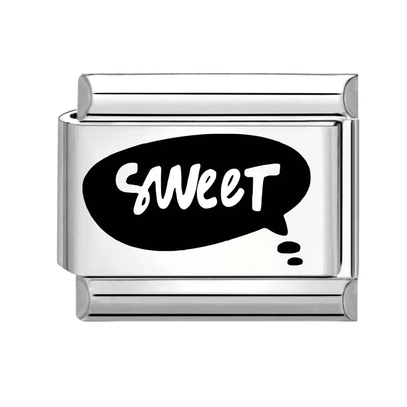 Wholesale 2026 Women Men Girls Best Dad Charm Italian Link Fit 9mm Bracelet Stainless Steel DIY Making Jewelry Gift Dropshipping Qme Style 31