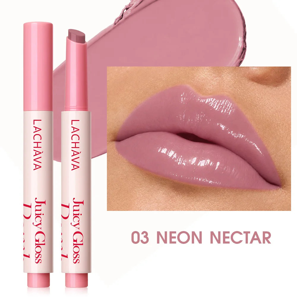 Highly Pigmented Moisturizing Dewy Mirror Finish Lip Gloss Effortless Qme 03