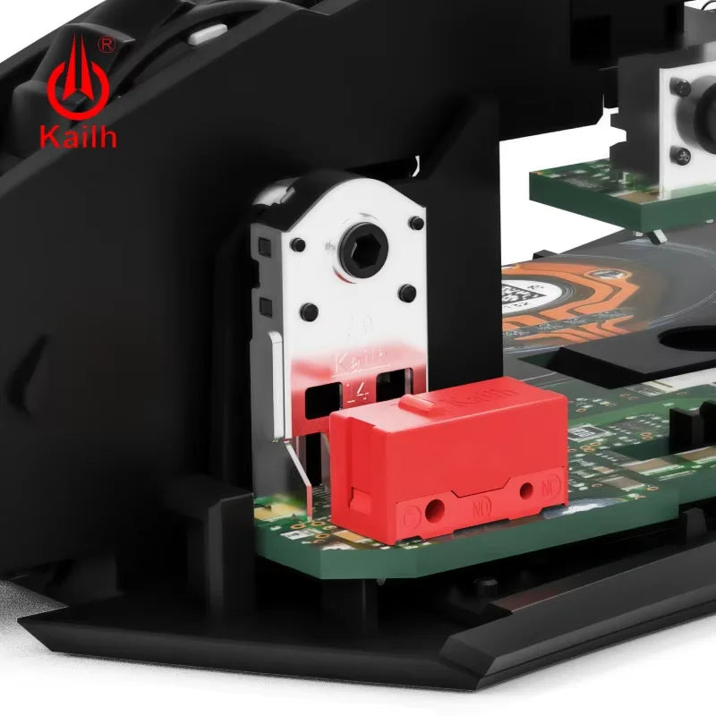 1pcs-500pcs Kailh GM 4.0 Red Dot 3-Pin 60 Million Click Life Mouse Micro Switch Computer Mouse Left Right Micro Switch Button Qme
