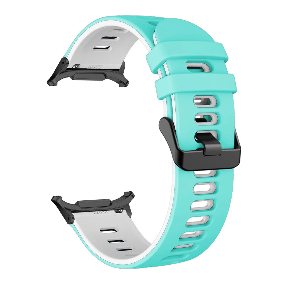 Silicone Strap for Samsung Galaxy Watch 7 Ultra 47mm No Gaps Sport Band Bracelet for Galaxy Watch Ultra 47mm Wristband Watchband Qme TealW Galaxy Watch 7 Ultra