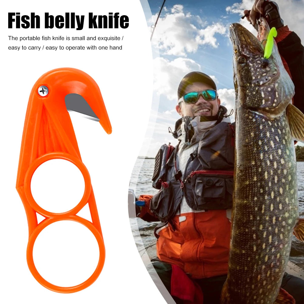 Plastic Fish Belly Cutlery Mini Portable Fishing Cutter Camping Practical Cutting Tool Outdoor Fishing Tckle Tool Qme