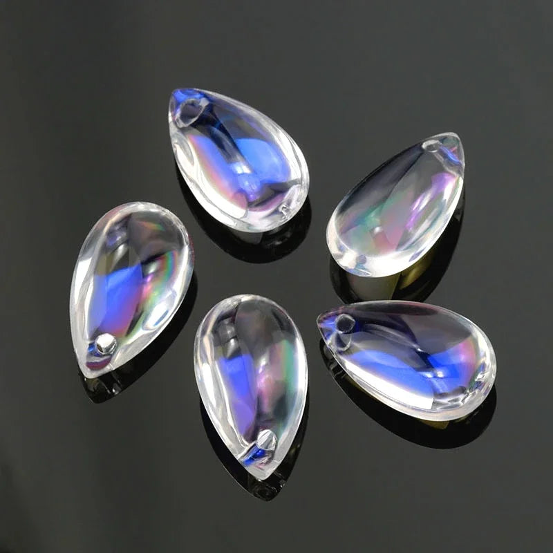 Super Shiny 8x14mm Drop Shape Crystal Beads Austria Glass Drop Beads Spacer Beads for Jewelry DIY Jewelry Accessories 28pcs/lot Qme