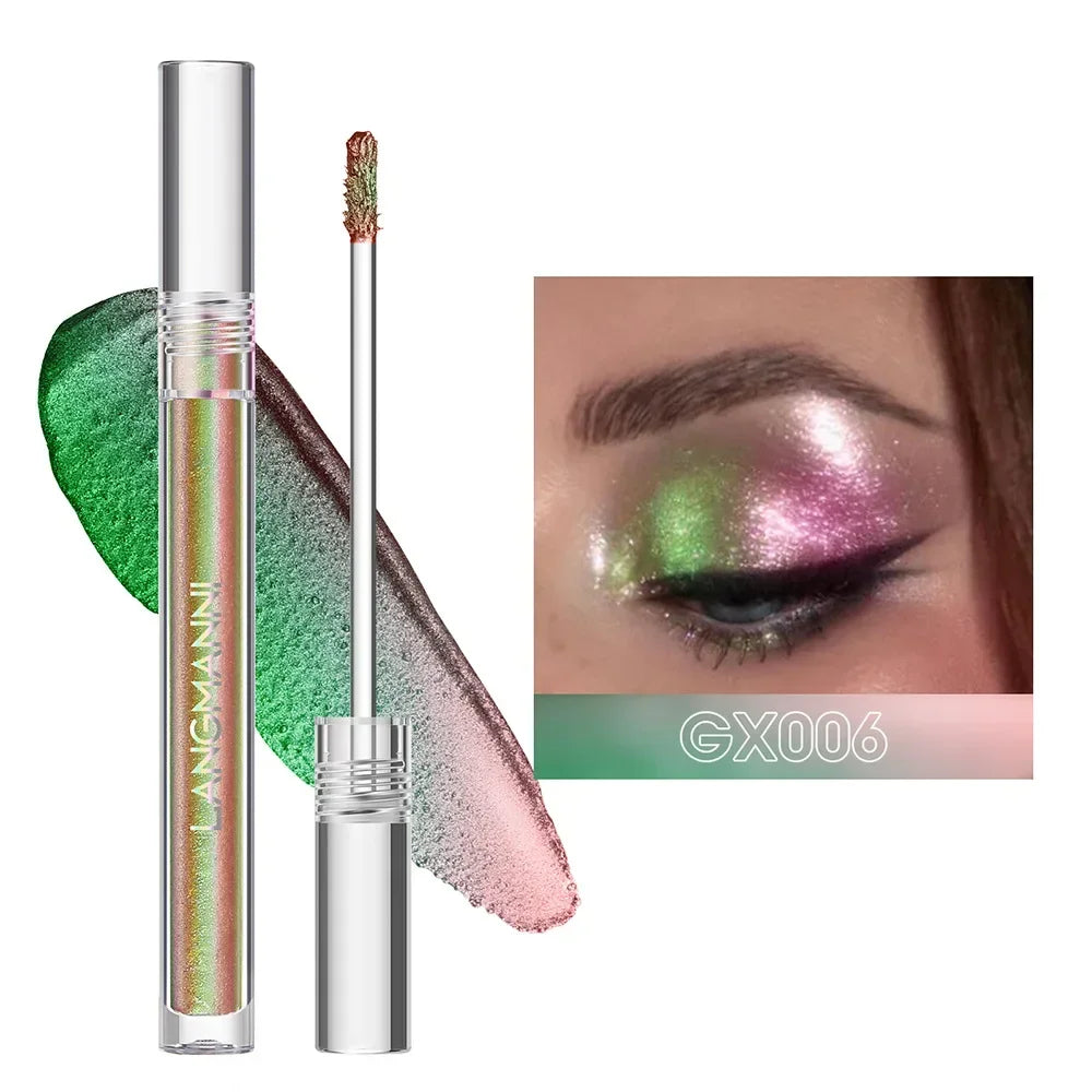 1pc Chameleon Liquid Eyeshadows Shiny Longlasting Eye Shadow Duochrome Eyeshadow Fashion High Quality Make Up Art Women Cosmetic Qme A-06