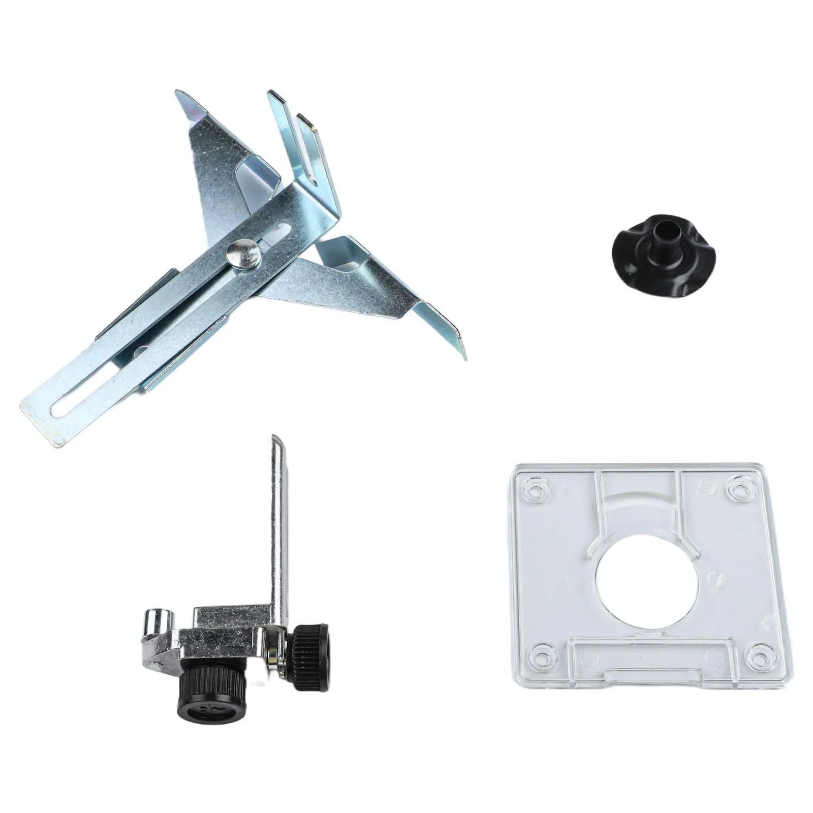 Router Edge Guide Template Trimmer Straight Guide Trimming Machine For 3710 3709 Guide Assy Trimming Machine Qme 4PCS set