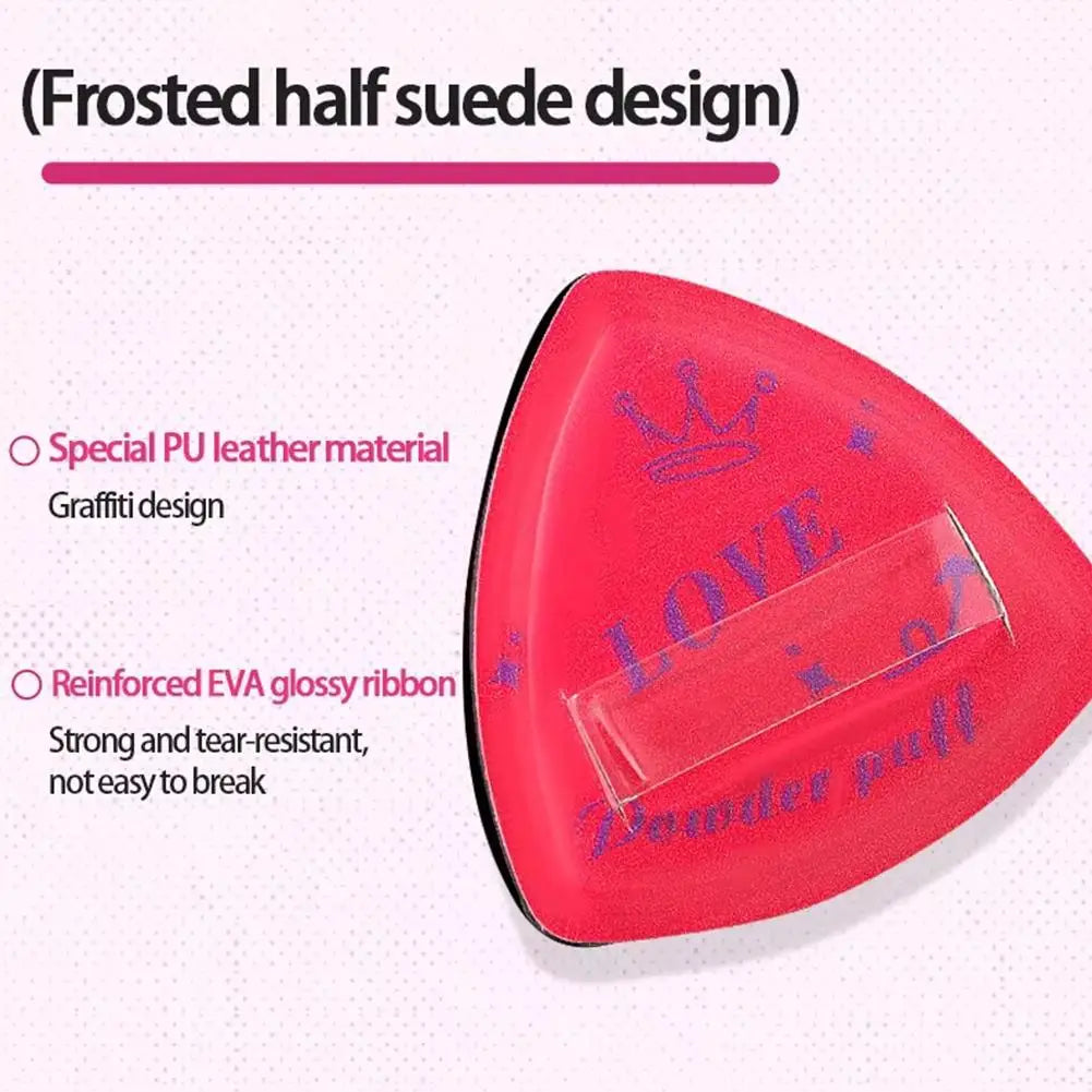 Dual-purpose Powder Puff Beauty Blender Sponge Triangle Makeup Face Qme