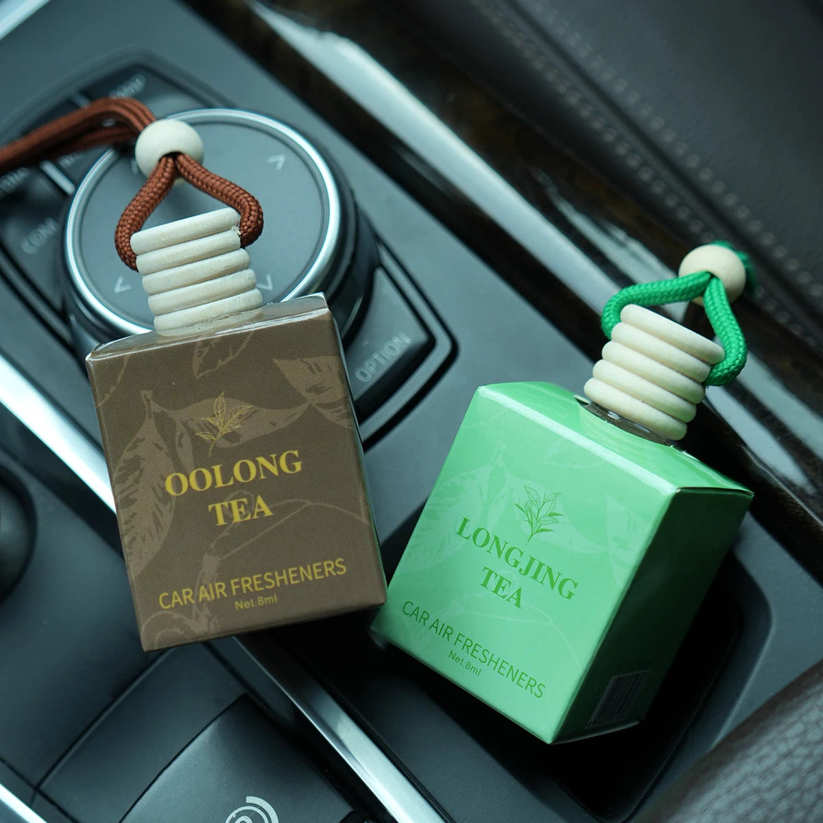 Tea Scented Car Perfume Lasting Fragrance Rope Mounted Alcohol Qme