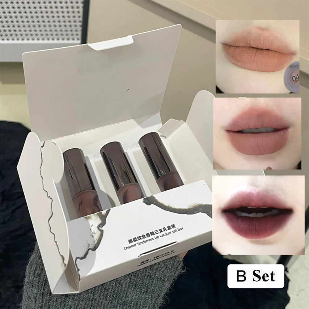 HERORANGE Lip Glaze Matte Velvet Fine Glitter Qme HR1013TZ-B