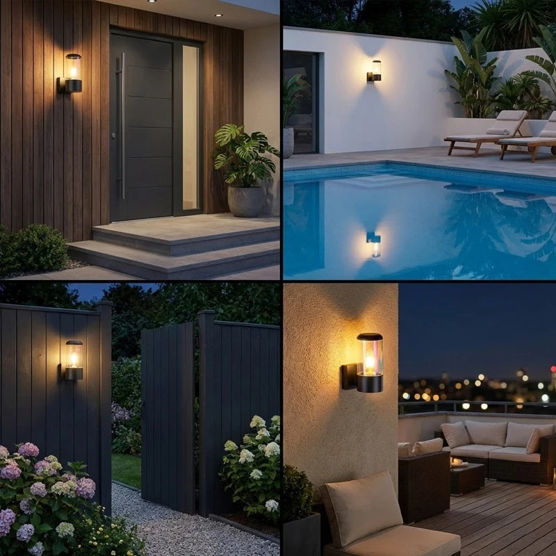 Birdcage Outdoor LED Wall Light IP65 Waterproof Aluminum Wall Lamps Decoration Porch Garden Balcony Aisle Stair Wall Lights Qme