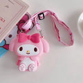 Melody Cartoon Coin Purse Cute, Instagram-Style Fashion Bag for Students Street Style Silicone Crossbody Bag with Toy Design Qme 1