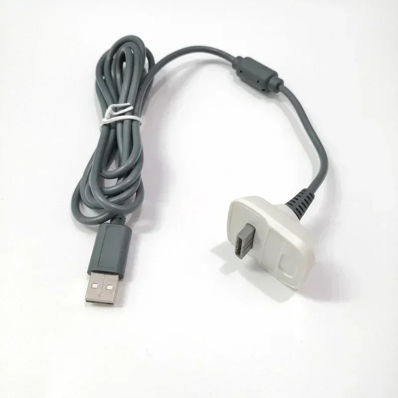 3 pcs Controller Gamepad Charging Wire Cable Cord Lead Charger 1.8m Cable for Xbox 360 Wireless Controller Gamepad Adapter Qme