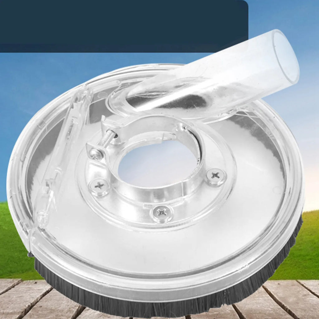 80-125mm Clear Dust Shroud for Angle Grinder Vacuum Cover Dry Grinding Dust Collection Guard Concrete Grinding Tool Qme