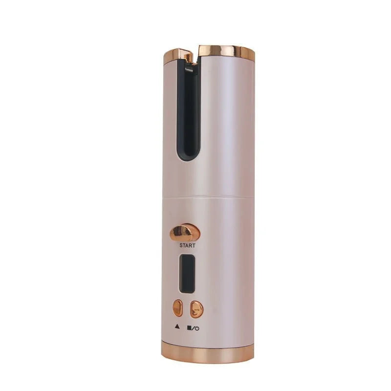 Automatic Hair Curler Wireless With Heat Timer Modes Rechargeable Portabl Fast Heating Styler For Perfect Curls Every Time Qme