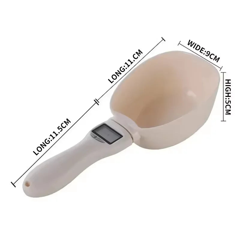 Kitchen Digital Food Measuring Spoon Scale Pet Food Measuring Spoon Scale Suitable For Cat And Dog Food Measuring Flour Spoon ﻿ Qme