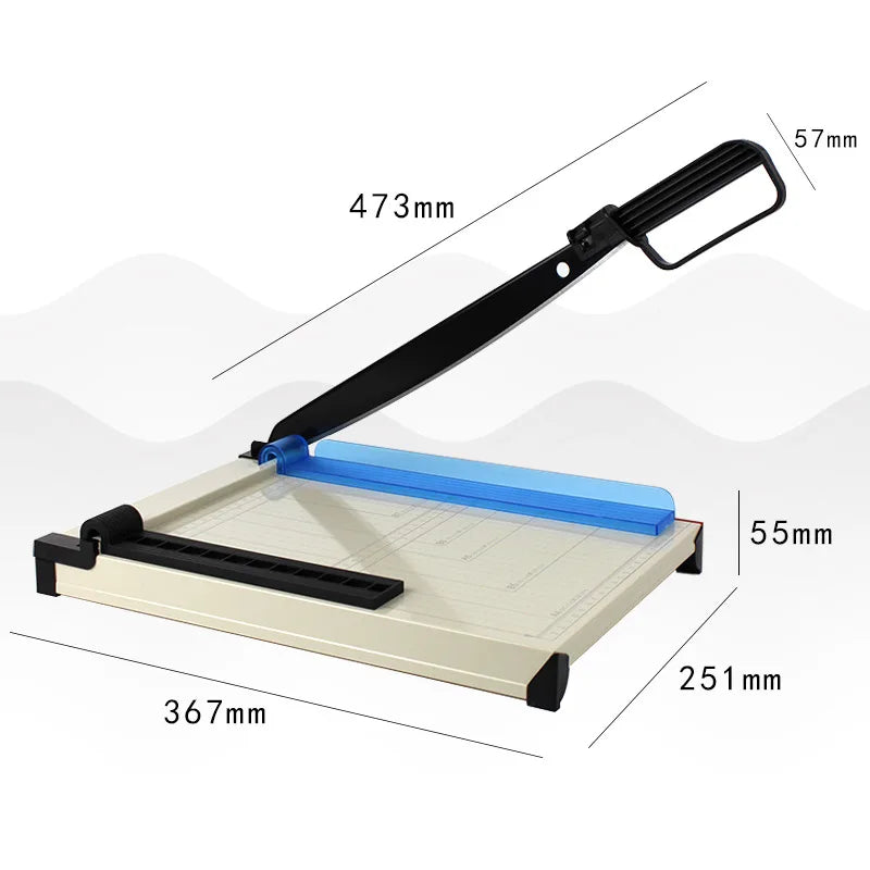 Manual A4 Paper Cutter Paper Trimmer Cutting Machine Paper Slicer with Blade for Paper Plastic Sheet Home Office Craft Tool Qme