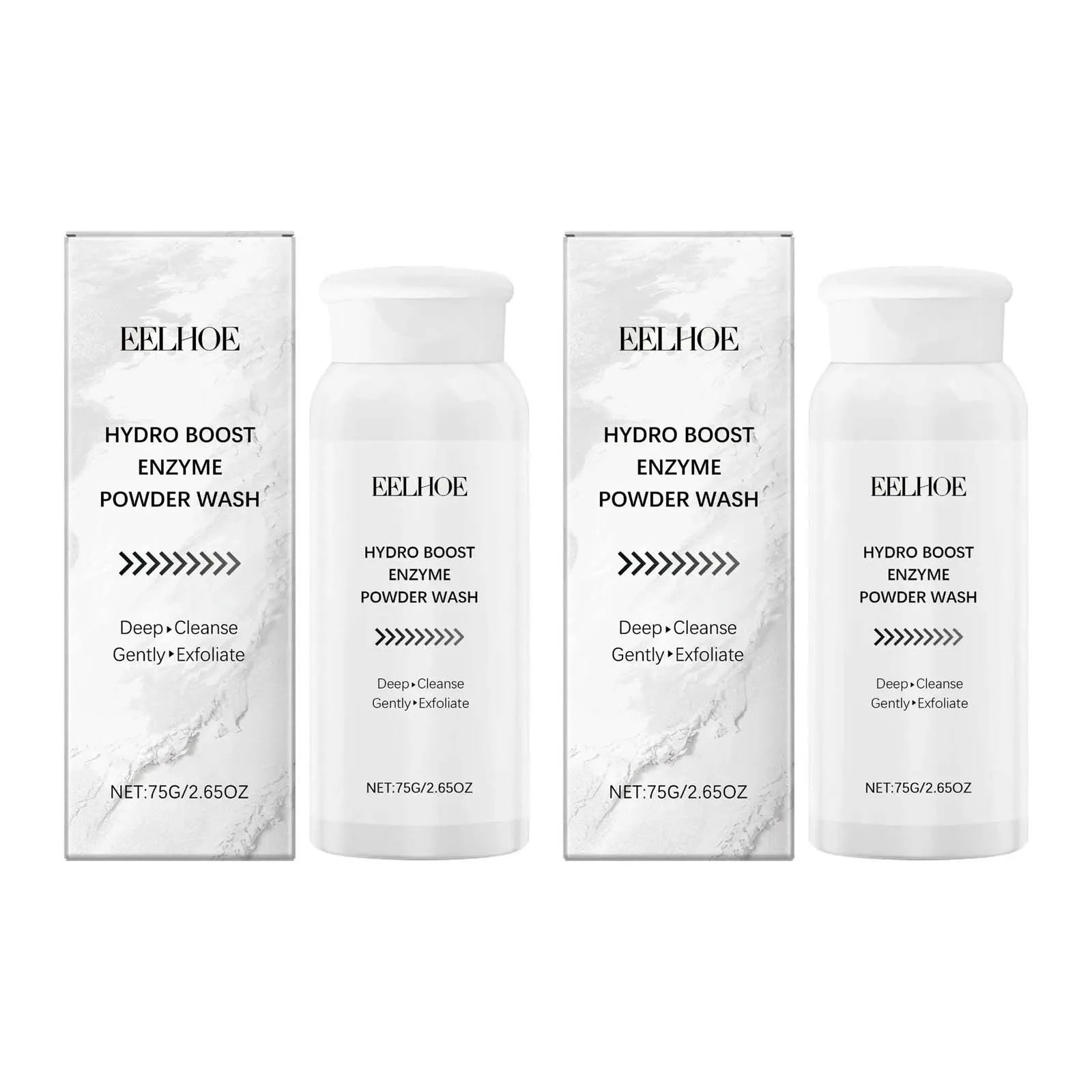 Enzyme Face Powder Wash Skin Oil Control Clean Facial Pores Remove Blackheads Pimples Refreshed Enzyme Face Cleanses Flour Qme 2 x 75g Boxed