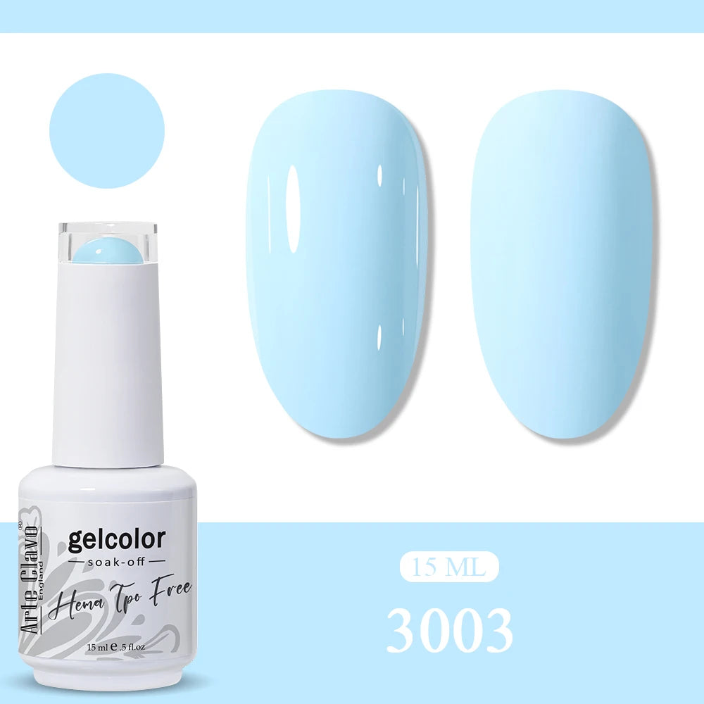 Arte Clavo Neon Rainbow Colors Gel Nail Polish Semi Permanent Art UV