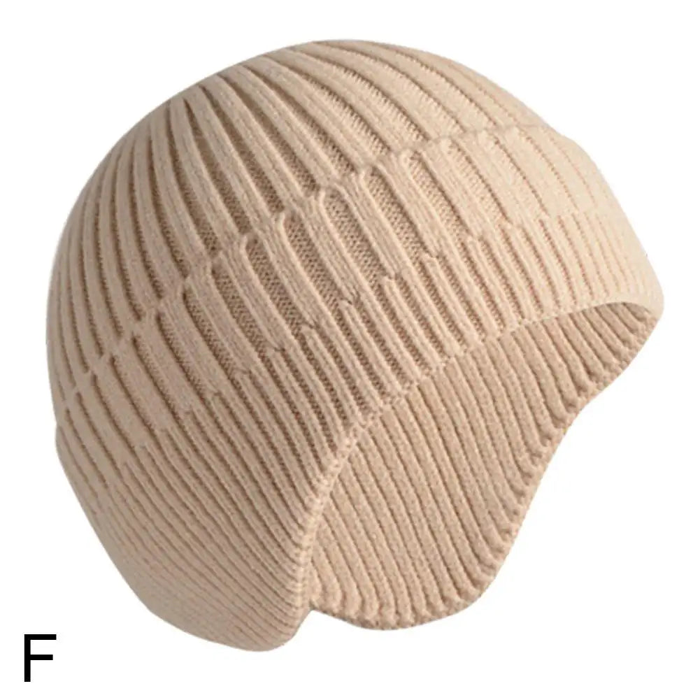 Hot Sale Ear Protection Winter Hats Stylish Soft Beanie Hat For Men Women Classic Knit Earflap Hat Warm Cap With Ears Qme F