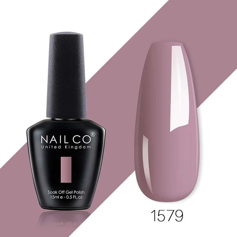 NAILCO 85 Colors Nail Gel UV LED Lacquer Manicure Varnish Hybrid Semi