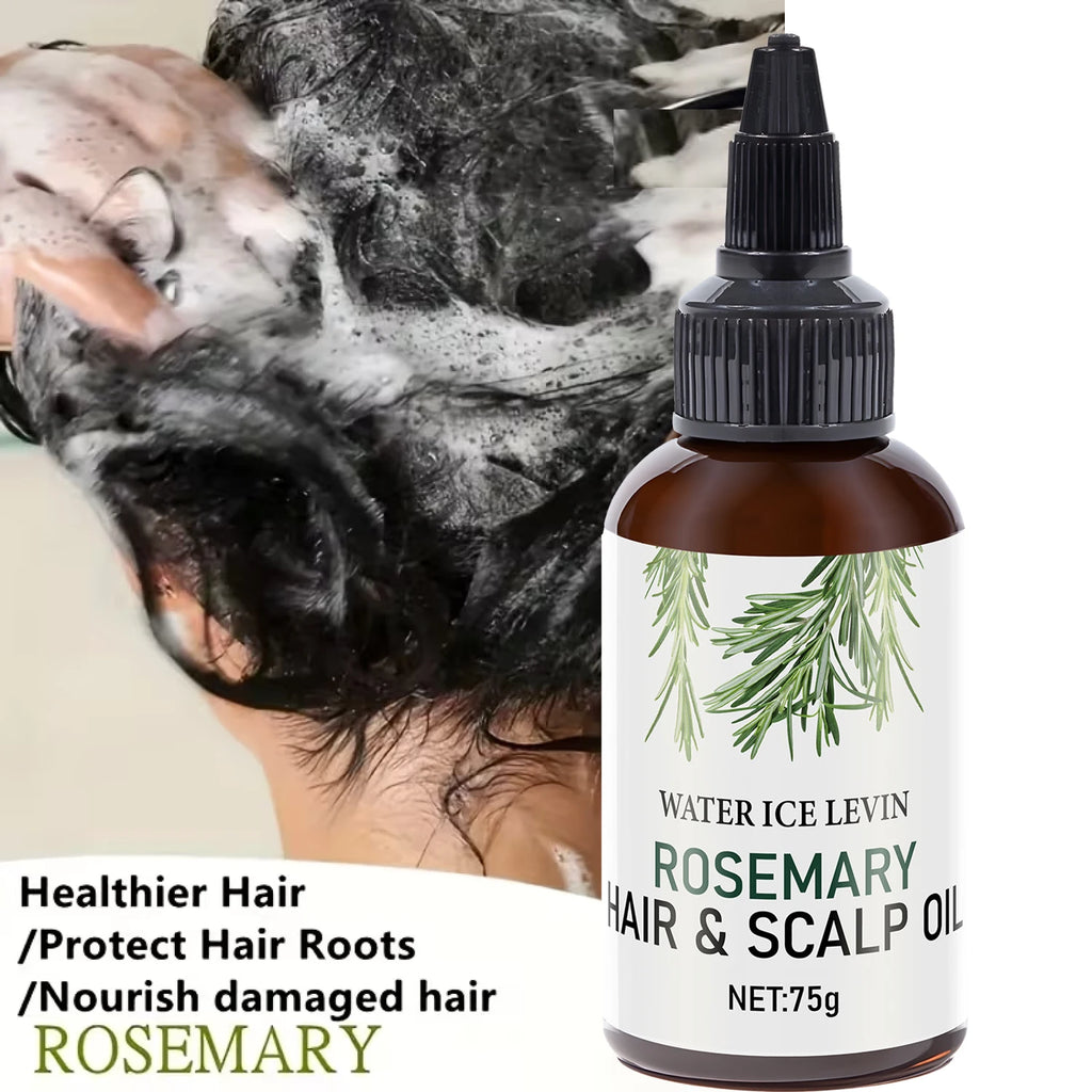 Hair & Scalp Oil with Biotin & Keratin, Rosemary Oil for Deep Moisture & Repair, Nourishing Treatment for All Hair Types Qme