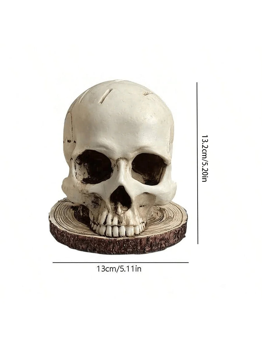 Horror Skull Knife Holder Used Kitchen Storage Decoration Ornaments Qme 1pc