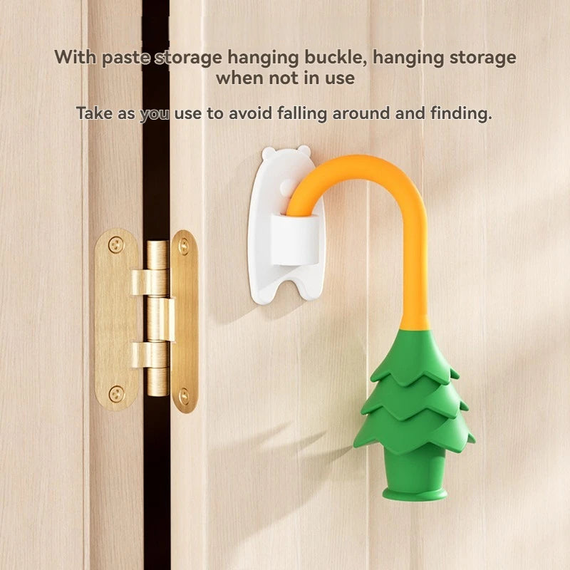 Child Safety Anti-Pinch Hand Door Lock Clamp Hanging Door Stopper Card Type - Prevents Closing for Extra Security Qme