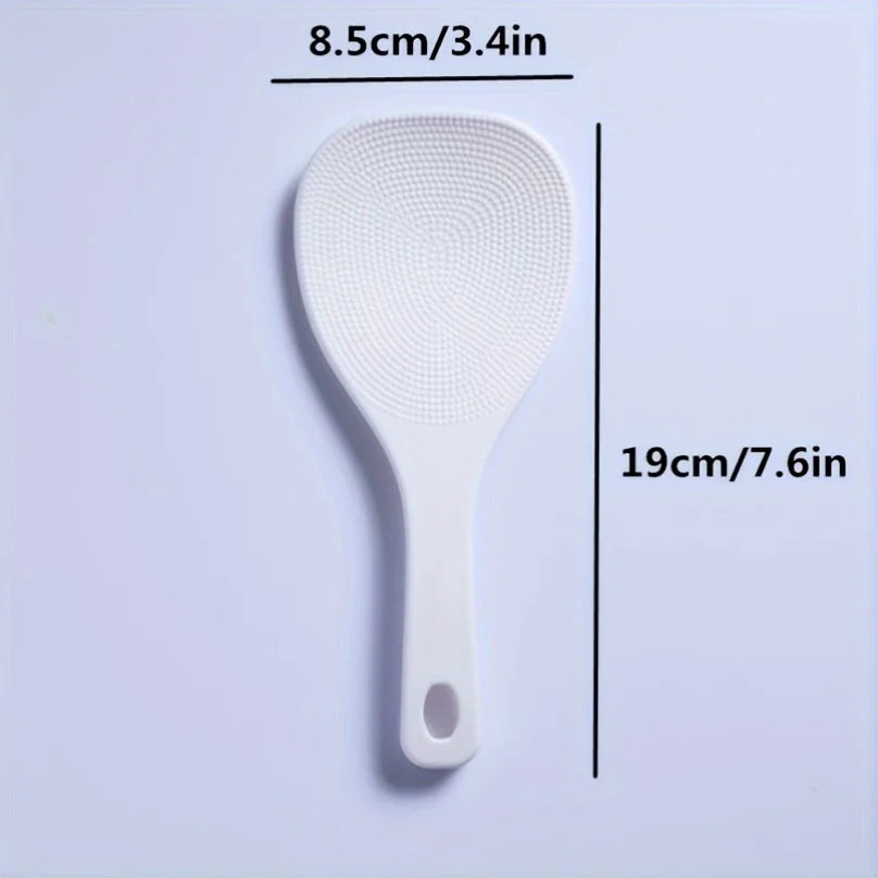 1pc Plastic Rice Paddle Spoon, Anti-Scald, Non-Stick And Easy To Clean Qme