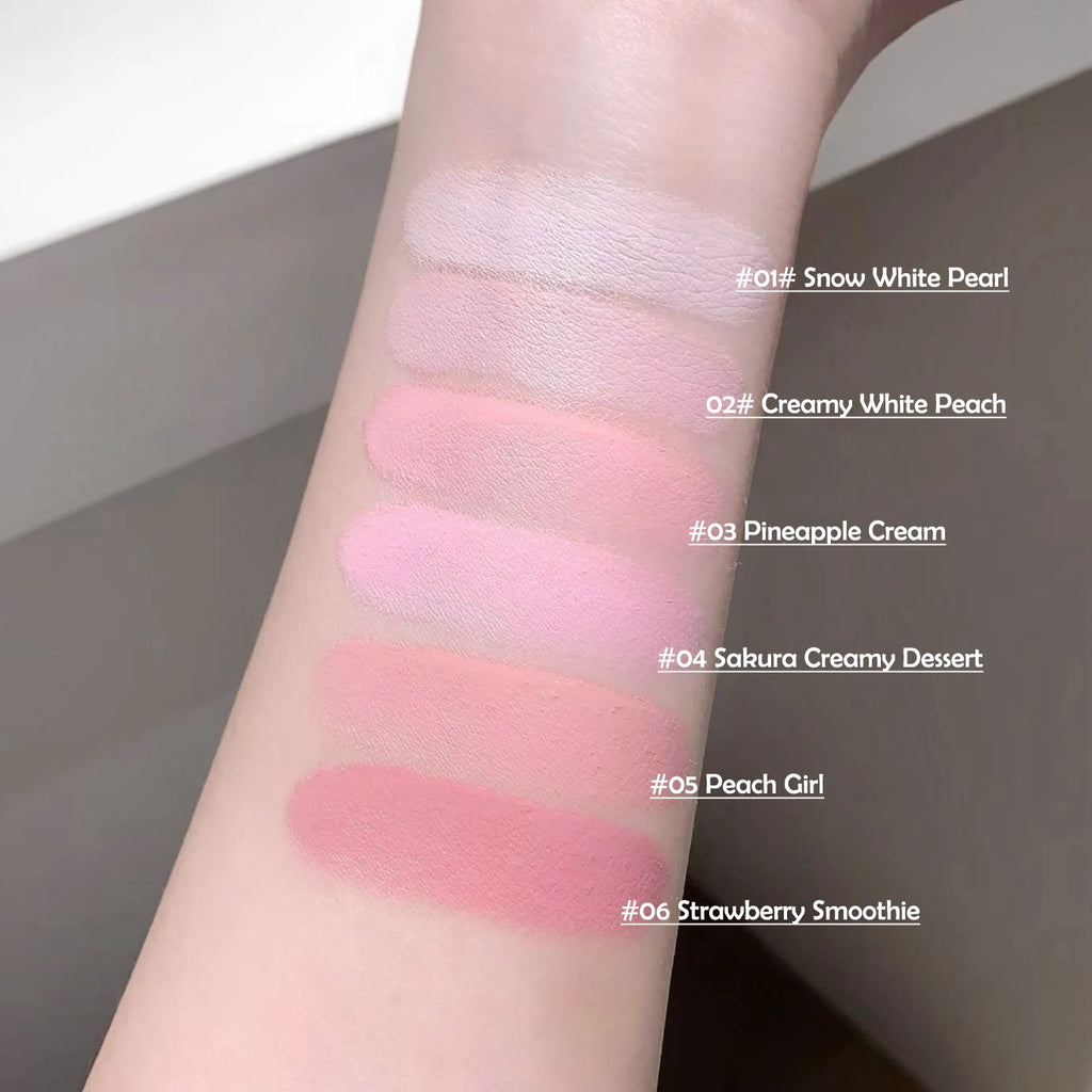 6Colors Pink Brightening Liquid Concealer Pearl White High Gloss Multi-Purpose Highlighting Moisturizing Cover dark circles/acne Qme