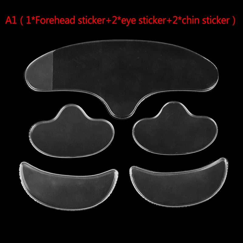 Face Forehead Neck Eye Anti Wrinkle Aging Care Sticker Pad Patch Qme A1