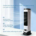 Vertical Fan 5-speed Floor Wind Blower USB Charging Adjustable Vent Low-noise Bedroom Tower Fan for Camping Beach Office Desktop Qme as shown