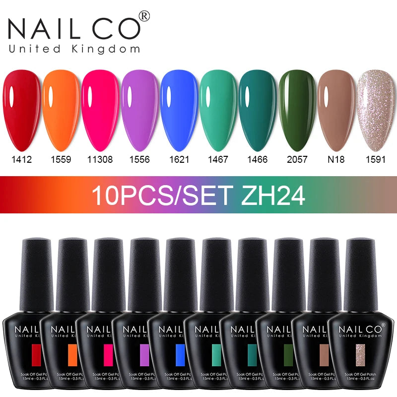 NAILCO Jelly Macarone Gel Polish Nail Art All Manicure Semi-permanent