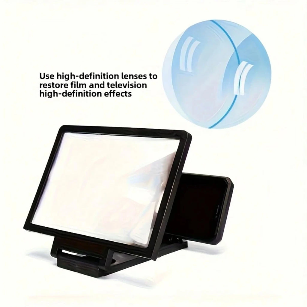 3D Mobile Screen Amplifier Dual HD Suitable Smartphones Tablets Can Qme