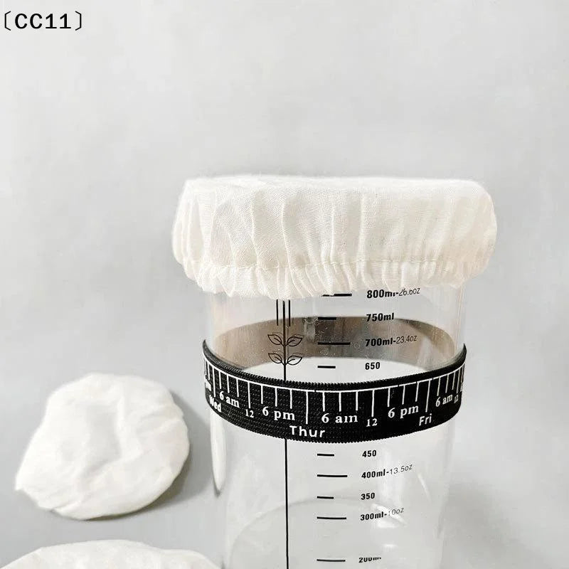 Natural Unbleached Reusable Cotton Jar Strainer Cloths Safe Home Qme