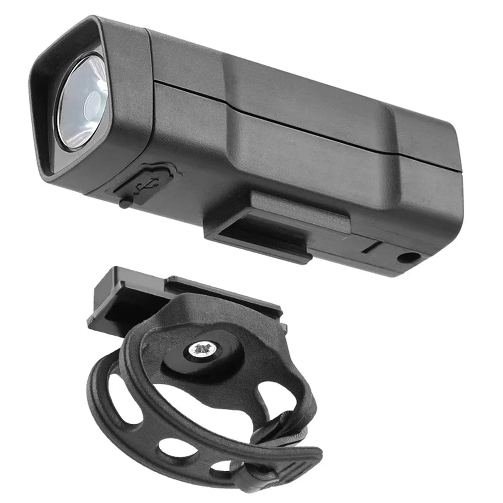 Bicycle Light Front Rechargeable Mountain Bicycle Lamp Bike Headlight Flashlight Qme