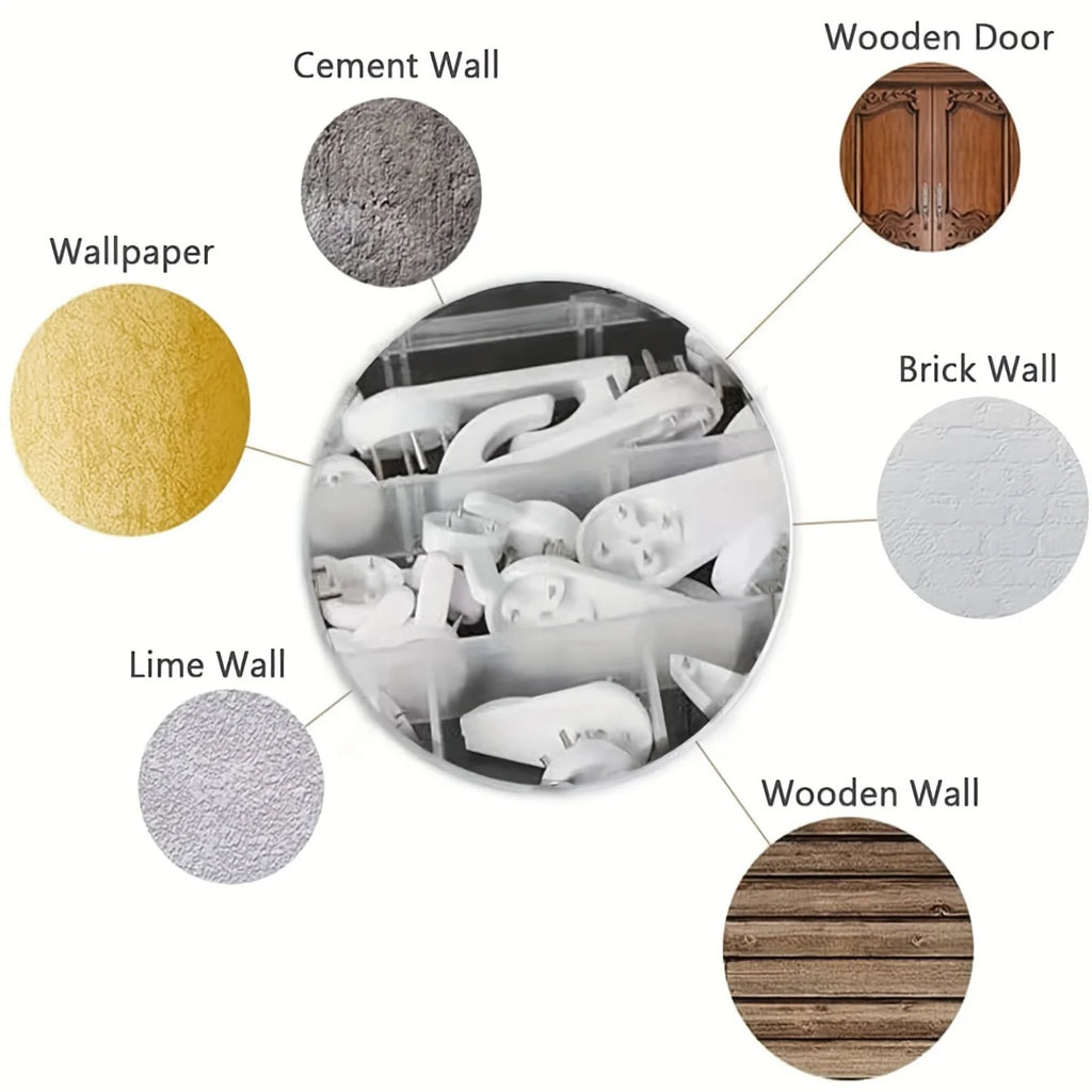 Invisible Plastic Wall Hanging Nail Concrete Hard Wall Hook Used for Hooks and Frame Hooks Qme