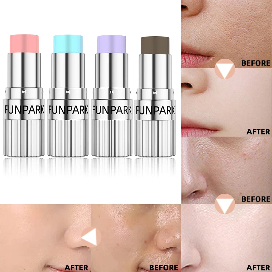 4 Colors Invisible Pore Base Stick Makeup Concealer Isolation Qme
