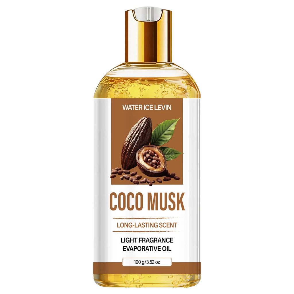 Light Fragrance Coco Musk Evaporative Body Oil, Hydrating Firming Collagen Body Skin Treatment Qme YELLOW 100g