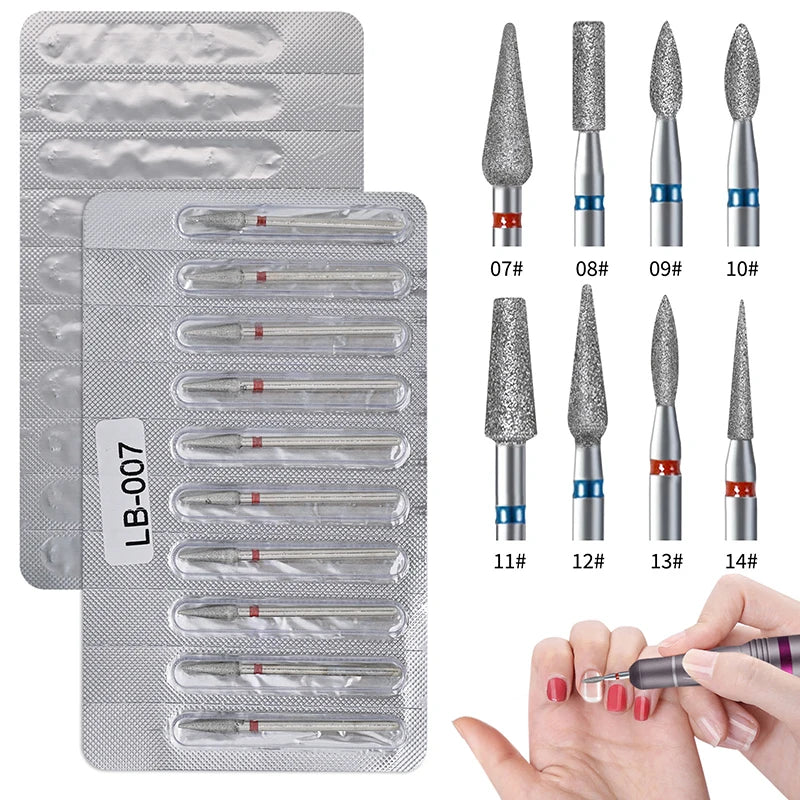 Milling Cutter Manicure Electric Nail Drill Bits Accessory Pedicure Qme