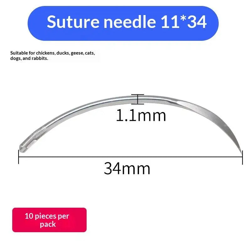 Bag Beast Surgical Needles Curved Trigeminal Veterinary Qme 1134 needle