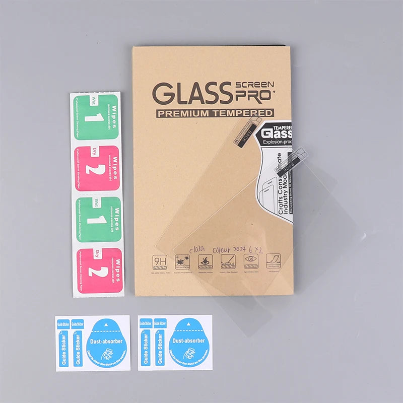 6 7 Screen Protector Anti Shockproof Tempered Glass Bubble KOBO Clara Qme Clara Colour 6inch