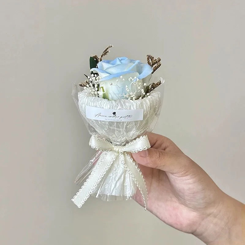 Mini Pocket-meeting Small Bouquet Rose Sunflower Eternal Flower Qme A2