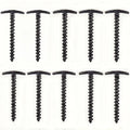Durable Screw Stakes with Ergonomic Handles, Canopies, Outdoor Shelters, Outdoor Anchoring Spiral Screws Qme Black