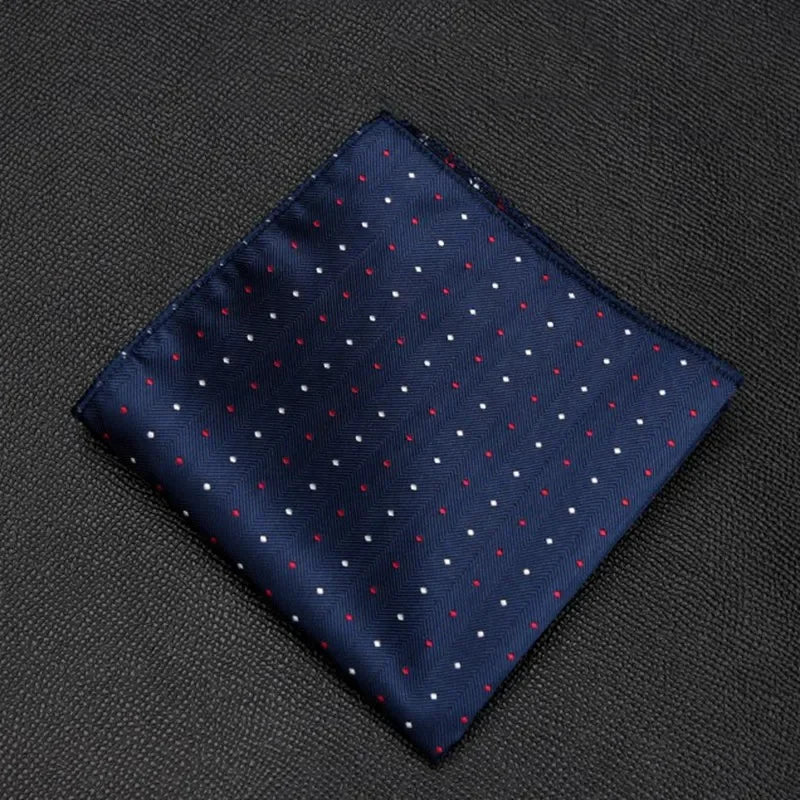 Men Pocket Square Suits Hanky for Men Plaid Handkerchiefs Casual Suit Square Handkerchief Towels for Party Classic Suit Napkin Qme A30