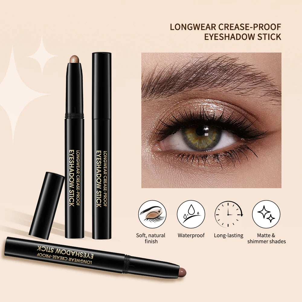 Cream Eyeshadow Stick Gradient Easy Apply Create Perfect Look One Qme
